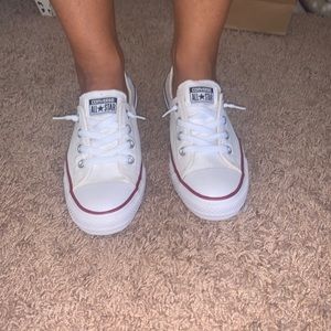 BRAND NEW White Converse